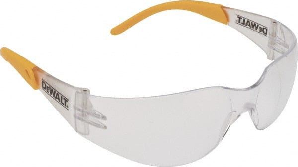 Safety Glass: Anti-Fog & Scratch-Resistant, Polycarbonate, Clear Lenses, Frameless, UV Protection MPN:DPG54-1D