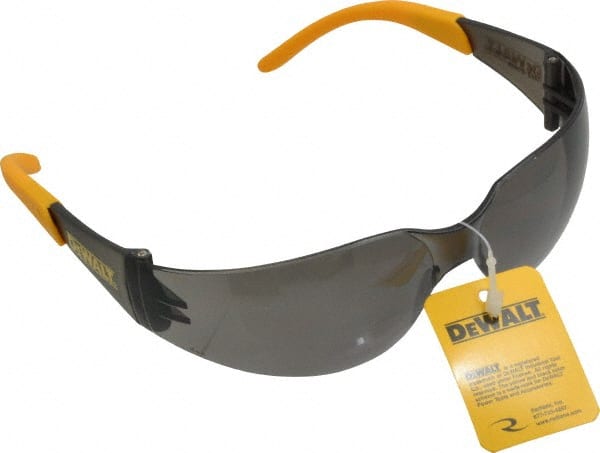 Safety Glass: Anti-Fog & Scratch-Resistant, Polycarbonate, Smoke Lenses, Frameless, UV Protection MPN:DPG54-2D