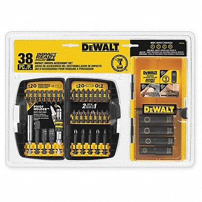 Screwdriver Bit Set 38 Pieces 1/4 Shank MPN:DW2169