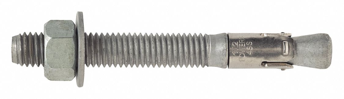 Wedge Anchor 1/2 Dia 5-1/2 L PK50 MPN:7724HD5-PWR