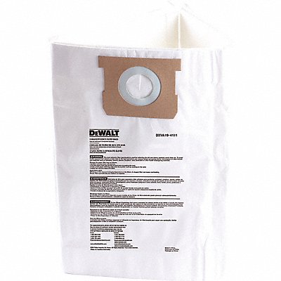 Fine Dust Bag 6-10 gal Wet/Dry Vac PK3 MPN:DXVA19-4111