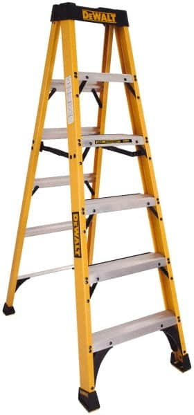 7-Step Fiberglass Step Ladder: Type IA, 8' High MPN:DXL3010-08