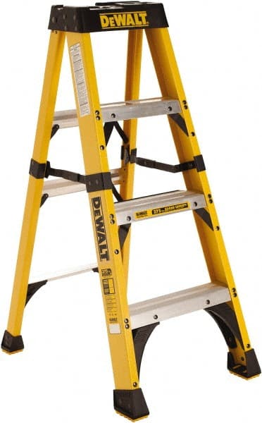 3-Step Fiberglass Step Ladder: Type IAA, 4' High MPN:DXL3410-04