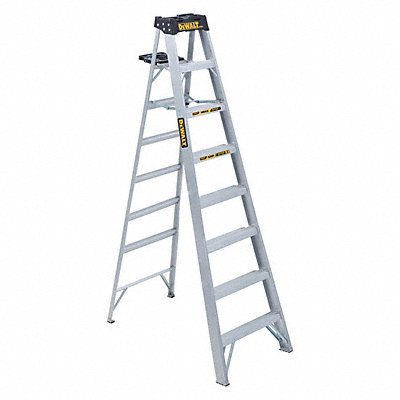 Stepladder Aluminum 8 ft H 300 lb Cap. MPN:DXL2010-08