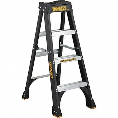 Stepladder Fiberglass 4 ft H 300 lb Cap MPN:DXL3010-04