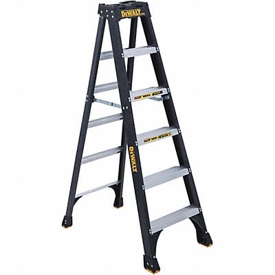 Stepladder Fiberglass 6 ft H 300 lb Cap MPN:DXL3010-06