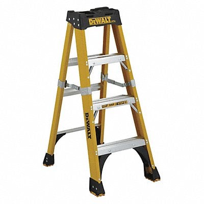 Stepladder Fiberglass 4 ft H 375 lb Cap MPN:DXL3410-04