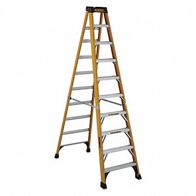 Stepladder Fiberglass 10 ft H 375 lb Cap MPN:DXL3410-10