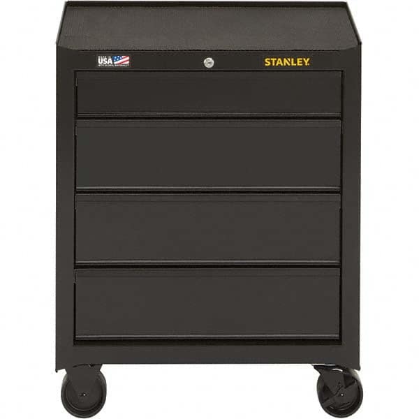 Steel Tool Roller Cabinet: 4 Drawers MPN:STST22742BK