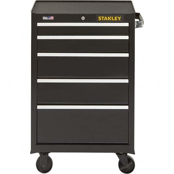 Steel Tool Roller Cabinet: 5 Drawers MPN:STST22753BK