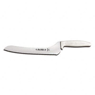 Bread Slicer 9 In Offset Scalloped White MPN:13583