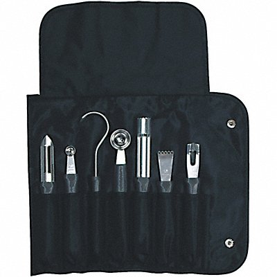 Garnishing Tools W/Bag 7 Pc MPN:20207