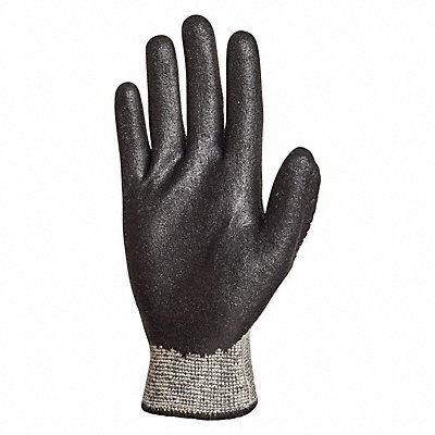 Work Gloves Nitrile XS Black/Gray PR MPN:S15GPNVB-6