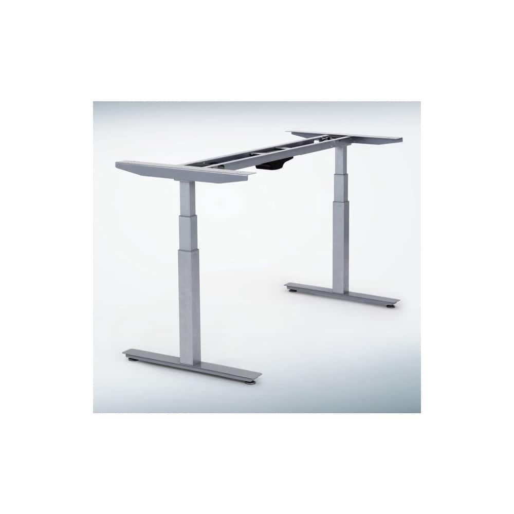 Height-Adjustable Desk Bases, Base Material: Steel , Minimum Height (Inch): 26 , Maximum Height (Inch): 52 , Width (Inch): 42 , Depth (Inch): 23  MPN:RUG