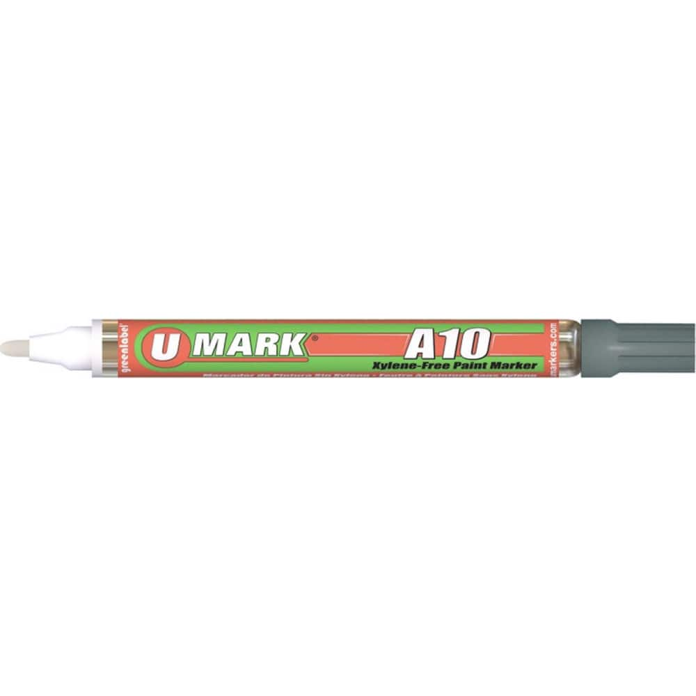 Markers & Paintsticks, Marker Type: Liquid Paint Marker, Tip Shape: Bullet, Chisel, Color: Metallic Silver, Ink Type: Xylene-free, Alcohol Base, Fade Resistant MPN:10110