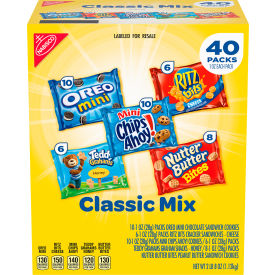 NABISCO Cookie & Cracker Classic Mix Variety 1 oz 40 Count 22000086