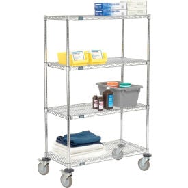 Nexel® 4 Shelf Truck Chrome 36