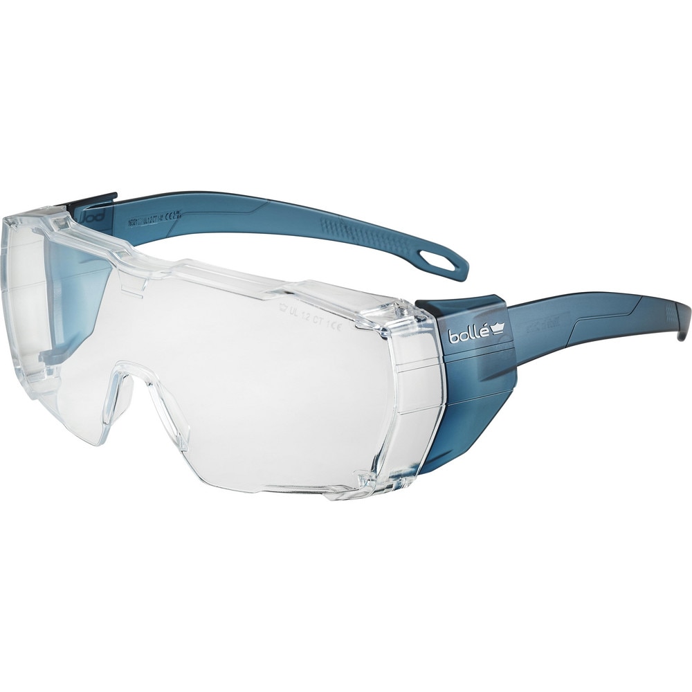 Safety Glasses, Type: Safety , Frame Style: Frameless , Lens Coating: Platinum, Anti-Fog & Anti-Scratch , Frame Color: Blue , Lens Color: Clear  MPN:SWIOTN10U