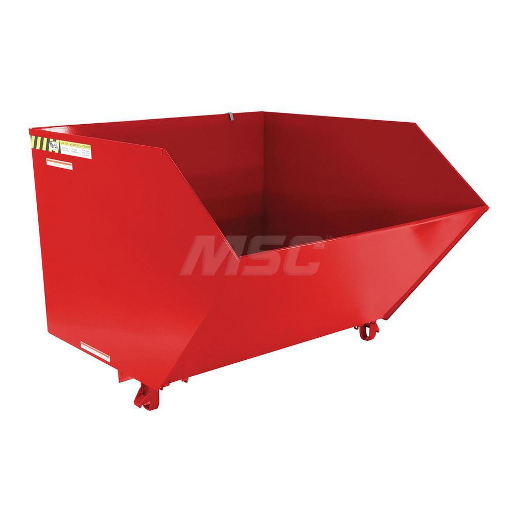 Stationary Tilt Hopper: 2,000 lb Capacity, 51