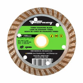 Forney® Diamond Cut-Off Blade Turbo 4