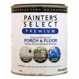 Painter's Select Porch & Floor Coating Polyurethane Oil Gloss Finish White Quart - 205203 205203