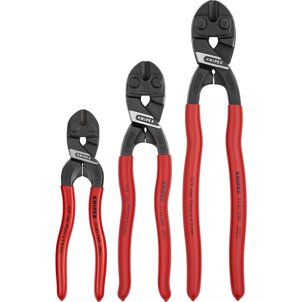 Cutting Pliers, Insulated: No , Type: Bolt Cutters Set , Overall Length (Inch): 14-3/4in , Jaw Material: Chrome Vanadium Steel , Handle Material: Plastic  MPN:00 20 05 US2