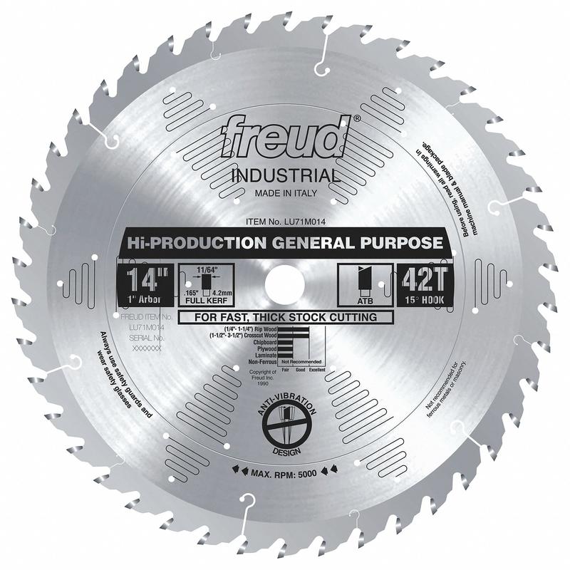 Circular Saw Blade Blade Dia 14 in. MPN:LU71M014