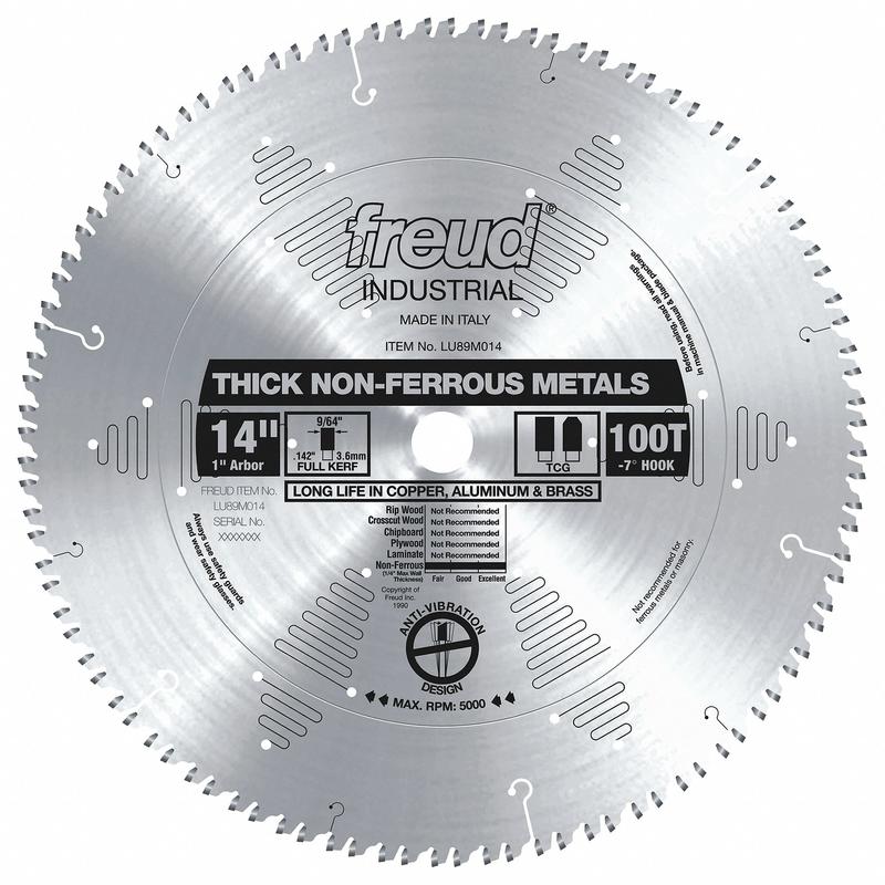 Circular Saw Blade Blade Dia 14 in. MPN:LU89M014