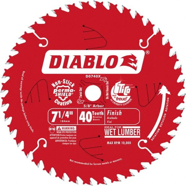 Wet & Dry Cut Saw Blade: 7-1/4