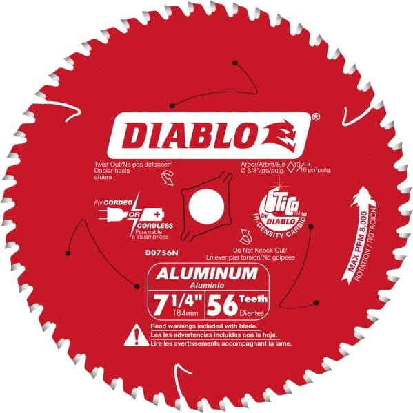 Wet & Dry Cut Saw Blade: 7-1/4