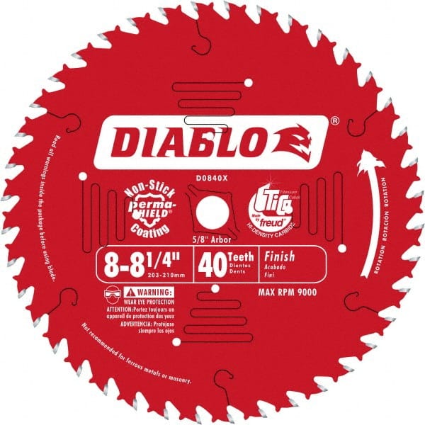 Wet & Dry Cut Saw Blade: 8-1/4