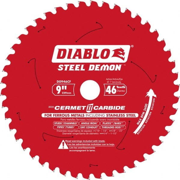 Wet & Dry Cut Saw Blade: 9