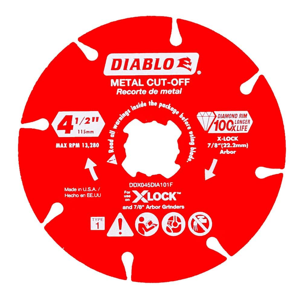 Wet & Dry Cut Saw Blade: 4-1/2