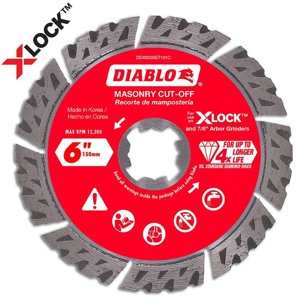 Wet & Dry Cut Saw Blade: 6