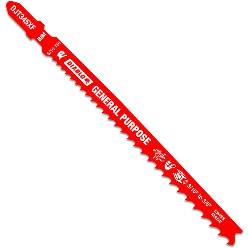 Jigsaw Blade: Bi-Metal, 5-10 TPI, 2.95