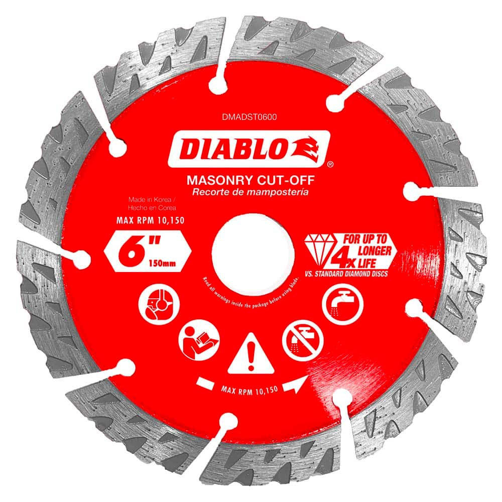 Wet & Dry Cut Saw Blade: 6