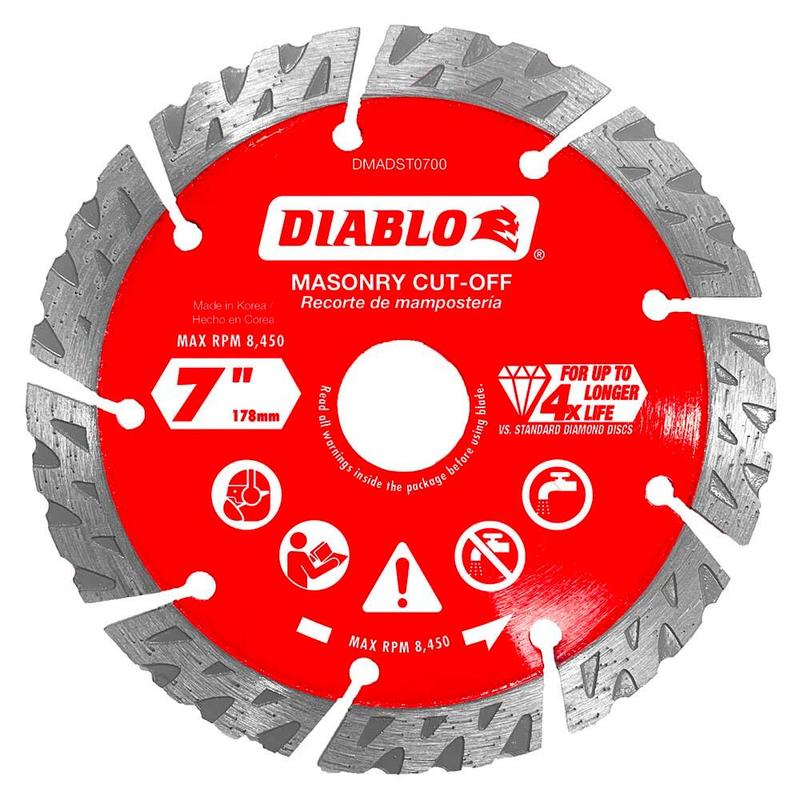 Wet & Dry Cut Saw Blade: 7