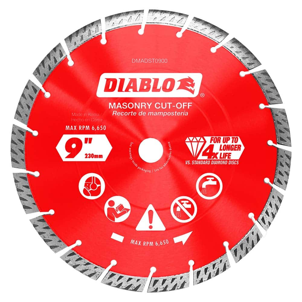 Wet & Dry Cut Saw Blade: 9