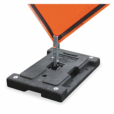 Sign Stand Rubber 12 in Maximum Mast H MPN:DSB100