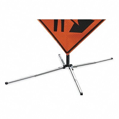 Sign Stand Aluminum 18 in Maximum Mast H MPN:UF2000