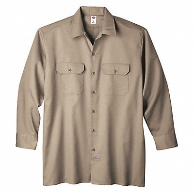H4980 Long Sleeve Work Shirt Twill Khaki 3X MPN:5574KH RG 3XL