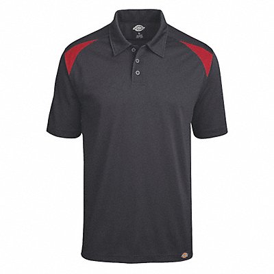 J4787 Short Sleeve Polo Black English Red 2XL MPN:LS66ER RG 2XL