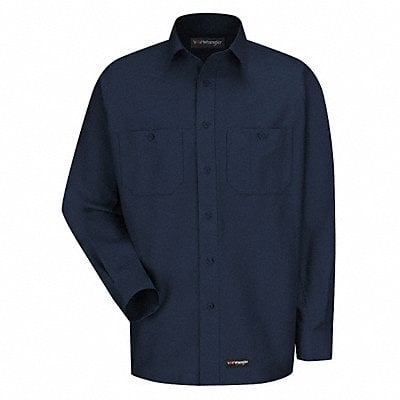 Long Sleeve Shirt Navy Polyester/Cotton MPN:WS10NV RG M