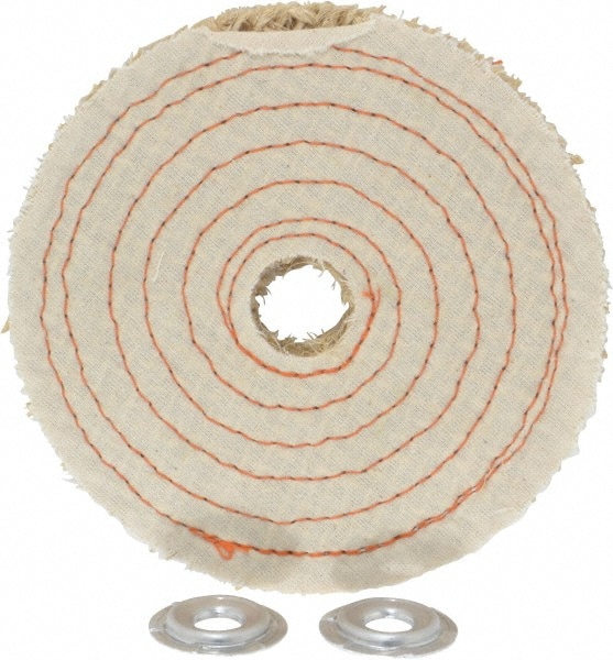 Unmounted Sisal with Cloth Cover Buffing Wheel: 6