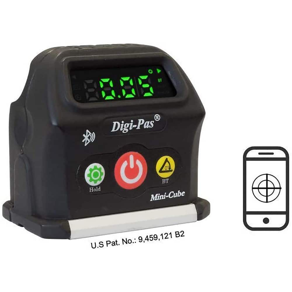 Combination Protractors & Inclinometers, Minimum Angle Measurement: 0 , Maximum Angle Measurement: 360 , Combination Style: Digital  MPN:2-00091-99