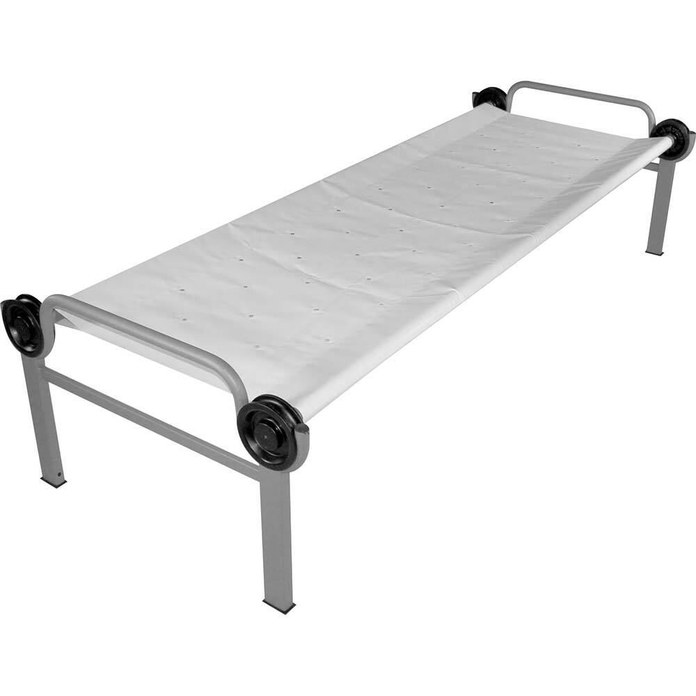 Emergency Single Cot with Duraskin Vinyl Mat MPN:19796L-DE/USA