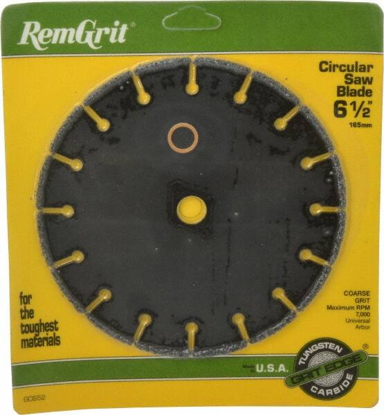 Wet & Dry Cut Saw Blade: 6-1/2