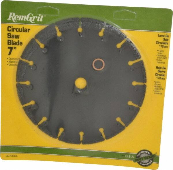 Wet & Dry Cut Saw Blade: 7