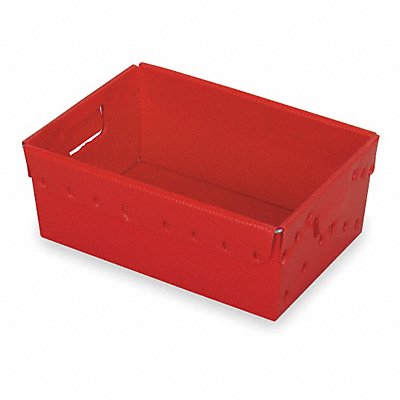 NestingCtr Red Solid Corrugated HDPE PK5 MPN:39810
