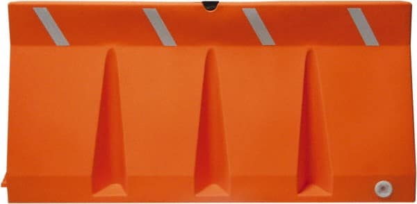 Traffic Barricades, Barricade Type: Barricade Rail , Barricade Height (Inch): 33-3/4 , Material: Polyethylene , Barricade Width (Inch): 19 , Reflective: Yes MPN:TB6-10